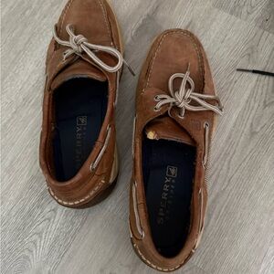 Sperry Men's Tan Leather Boat Shoes